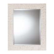 bali & pari Chalina Capiz Shell Accent Mirror Baxton Studio restaurant furniture, hotel furniture, commercial furniture, wholesale bedroom furniture, wholesale mirror, classic mirror